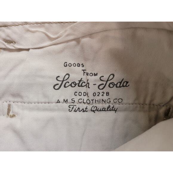 Scotch & Soda Shorts Mens 34 Grey Blue Orange Striped Southwestern Preppy Casual - Picture 7 of 13